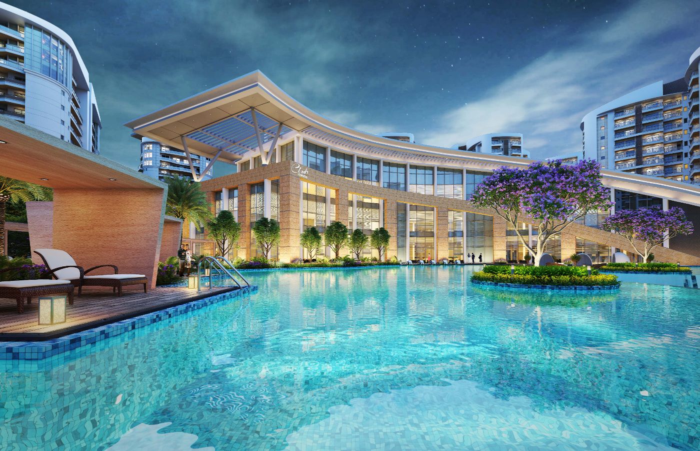 Clubhouse at Rishita Serenity, Sushant Golf City